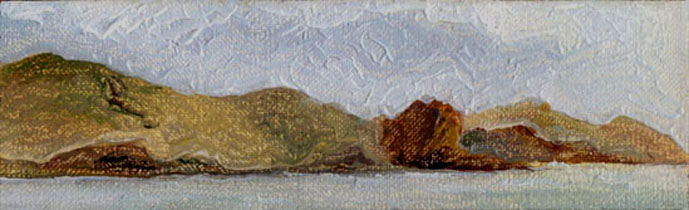 Вид на Капсель с моря (14х4,5см) 1973 (400 у.е.)