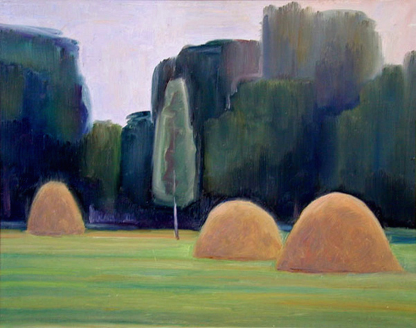  Поляна в усадьбе Лизогубов. Lawn In Lizogubs' Estate. (57x45cm, oil, 1989)