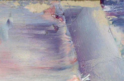 Кусты и деревья в ритмах вечернего солнца. Седнев. 1993. (мастихин)