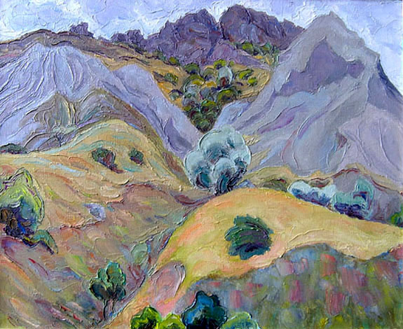 Карадаг. Вулканический пейзаж. Karadag. Ancient Volcano Landscape. 2004